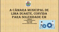 A Câmara Municipal de Lima Duarte, convida para solenidade