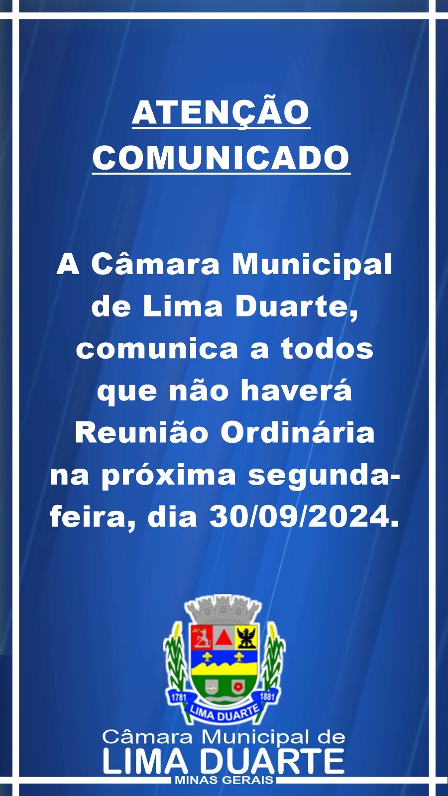 Aviso de Reunião Ordinária 